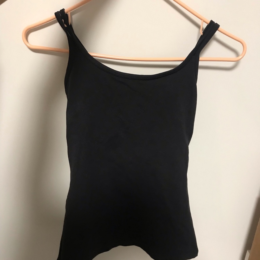 Crossback athletic top black